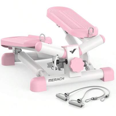 Mini Stepper Machine For Exercise Step Twist Stair Stepper 150KG Capacity Stepper Exercise Equipment With Resistance Band For Full Body Workout At Home Stairmaster ExerciseandFitness Equipment