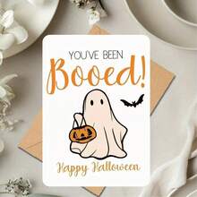 ¡Shhh! Tarjeta de felicitación de Halloween aterradora - Regalo perfecto para trucos o dulces, adecuado para hombres, mujeres, parejas y amigos - Unitalla - Ver 3