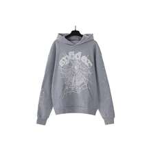 Winter BestsellersNEW Hip Hop Spider Hoodies Set Y2k Hoodie ,Tracksuit Pullover Sweatshirt And Trousers For Men Or Women Matching Hoodies For Couples Casual Unisexsupple - Xám - Xem 2