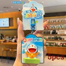 1pc Genuine Animation Peripheral Robot Cat Doll Creative Key Chain Pendant Cartoon Schoolbag Pendant Gift, Christmas, Christmas Sock Filler, Christmas Gift, Christmas, Christmas Decorations - Multicolor - View 10