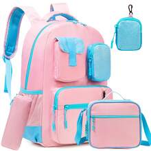 3-Piece Set Kids School Backpack, Includes Crossbody Bag And Pencil Case, Suitable For School Students - L80 Children's Schoolbag - View 8