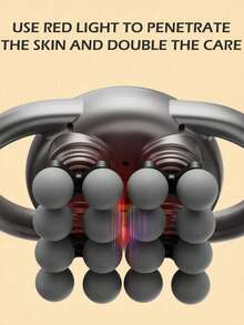 16-Head Electric Deep Tissue Massage Device, 99 Adjustable Levels, High-Frequency Percussion Massager With LCD Display, USB Rechargeable, Suitable For Back, Neck And Full Body Relaxation