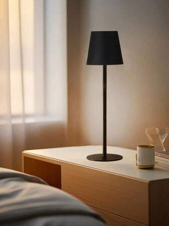 1pc Touch-Controlled LED Desk Lamp - USB Rechargeable, Portable & Stylish For Home Office, Bar, And Restaurant Use