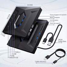 Blu Ray Player & DVD, VCD Player - Black - View 3