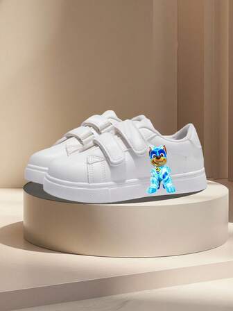 Paw Patrol Kids' Fashionable Cartoon Print Casual Sneakers For Boys And Girls, Suitable For Spring/Summer