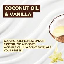 Coco Pure White Body Lotion - Long-Lasting Hydration & Moisturizing Formula With Coconut Extract, Lightweight Texture, Easy To Absorb, For All Light Beige Types, Dryness Care, Skincare Routine, Nourishing Skincare - 白色 - 查看 3