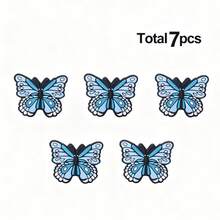 7/15 piezas Cuentas de silicona con diseño de mariposa - Kit de fabricación de joyas con bolígrafo y accesorios hechos a mano, cuentas decorativas de moda para hacer collares, pulseras, llaveros y cordones de identificación - Múltiples colores y estilos, regalo ideal para mujeres, hombres, entusiastas de manualidades, estudiantes y trabajadores de oficina - Cuentas de silicona con forma de mariposa - Ver 13