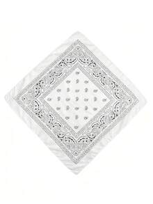 Retro American Polyester Cashew Flower Bandana, Versatile Outdoor Hip Hop Street Dance Multifunctional Magic Scarf - Multicolor - View 5