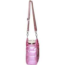 Water Bottle Holder With Strap, Hands-Free Crossbody Water Bottle Carrier Bag W/Phone Pocket - 玫紅色 - 查看 5