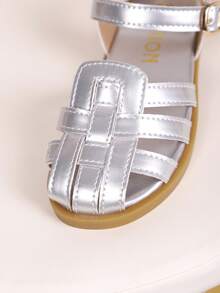 1 Pair Children Tassel PU Casual Fashion Sandals, Suitable For Summer - Silver - View 8