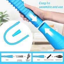 Kit de limpieza de conductos de aspiradora, manguera de aspiradora para conducto de secadora, quitapelusas - Multicolor - Ver 7