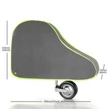 Cubierta de enganche de remolque universal 50JA para caravanas, impermeable, a prueba de polvo, cubierta de lengüeta de acoplamiento de camper, protector transpirable - Gris - Ver 6