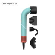 New 1.8 And 2.7M Bend Tube  Hair Dryer High Speed Hair Blower Quick Drying Negative Ion Secadora Para Cabello For Family Travel - Gold - View 6