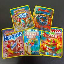 100 Holographic Film Bags - Waterproof, Durable 3.5g Glossy Gift Bags, Suitable For Candy, Party Favors, Birthdays, Holidays (Peach, Pink, Green, Blue, Purple, Brown) - Ideal Choice: Nesquik, Donut, Strawberry Cake Themes - Reusable Party Decoration And Storage Bags, Candy Packaging, Fun Design, Durable Material, Small Businesses, Holiday Decorations, Waterproof Material, Event Organizer - 100 mặt hàng - Xem 3