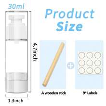 Vacuum-Sealed Portable Press-Type Travel Lotion Bottle|Sealed Leak-Proof Design, Compact And Lightweight For Easy Carrying, Ideal For Business Trips And Vacations To Transport Skincare And Toiletries. - Multicolor - View 2