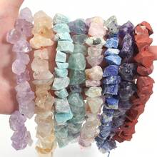 1 hebra de colgante de piedras preciosas de cristal raras, piedras preciosas naturales y hermosas para hacer joyas, pulseras, aretes y accesorios DIY - Multicolor - Ver 2