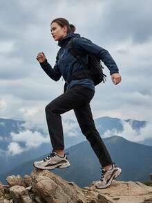 CAMEL CROWN Women's Sports Jogging All-Terrain Shoes, Spring And Summer Jogging Breathable Casual Hiking Shoes - Light Beige/black - View 5