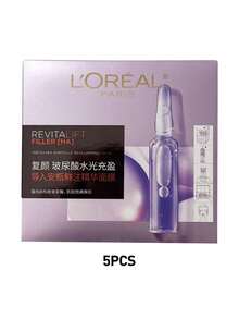 L’Oreal Paris Revita Lift Filler HA Pro-Xylane 安瓶面膜 1/5片装，保湿舒缓面膜，蕴含维生素B5、积雪草和玻尿酸，抗衰老除皱面膜，适用于敏感/干性肌肤，可用于术后/夜间修护。 - 透明 - 查看 6