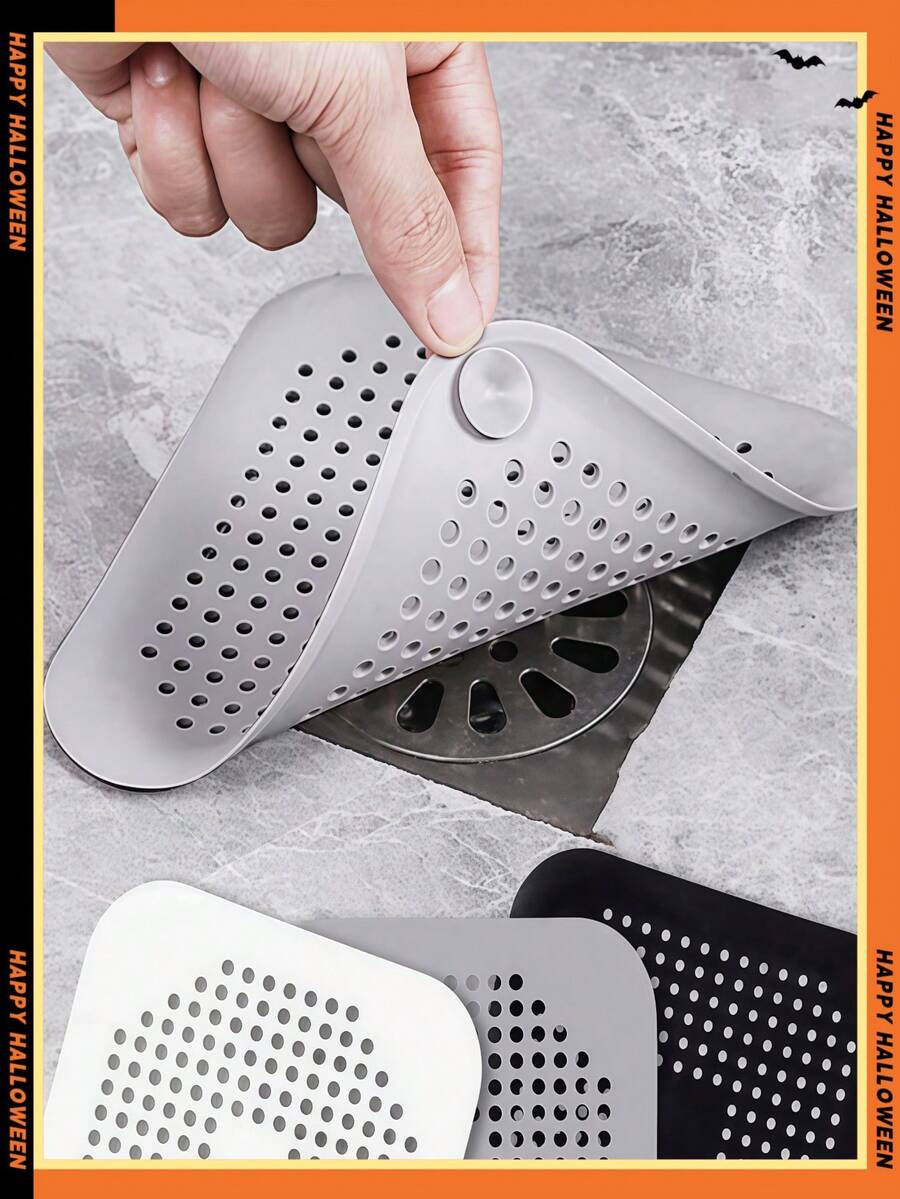 3 piezas Atrapador de cabello para ducha, Atrapador de cabello para drenaje de ducha, Atrapador de cabello para drenaje, Atrapador de cabello para drenaje de ducha, Cubierta de drenaje de ducha con atrapador de cabello, Cubierta de drenaje, Atrapador de cabello para drenaje de baño, Cubierta de drenaje para bañera, Atrapador de cabello para drenaje de bañera, Atrapador de cabello plano para drenaje de ducha, Atrapador de cabello de silicona para drenaje de ducha, Cubierta de drenaje de silicona, Atrapador de cabello para drenaje de bañera, Cubierta de drenaje de baño.