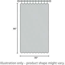 HPD Half Price Drapes - Cortinas de Lino sintético para Sala de Estar (1 Panel), 50 de Ancho x 84 de Largo, Cortinas texturizadas para oscurecer la habitación para recámara, 84 Pulgadas de Largo(127An x 243.8Al cm (1 Paneles) Cardo marino) - Multicolor - Ver 10