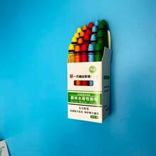 Water-Soluble Dustless Chalk, Colored Box Packaging, Blackboard Accessories For School Teaching