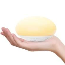 1 đèn ngủ dễ thương cho bé, đèn ngủ di động sạc USB với 3 chế độ màu và hẹn giờ, có thể điều chỉnh độ sáng, hình quả trứng bằng silicon, thích hợp cho phòng trẻ sơ sinh, đèn LED đỏ, đèn ngủ phòng ngủ, đèn cạnh giường, đèn ngủ cho bé bú và bảo vệ mắt cho trẻ. - trắng - Xem 4