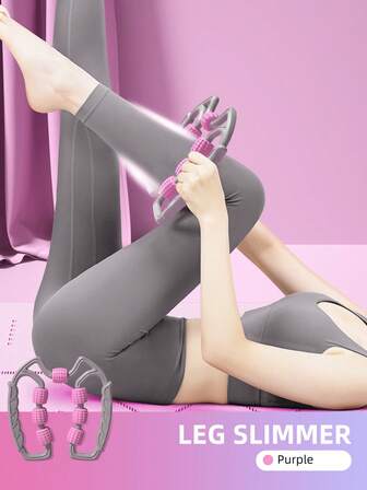 1pc Body Massage Tool 7-Wheel Leg Roller