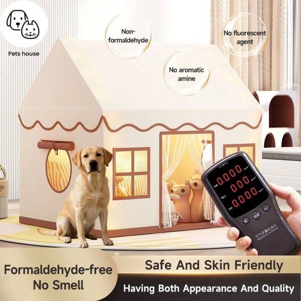 63*51*39in Large Size Extended Thickened Detachable Space Tent House, Suitable For Indoor/Outdoor Games, Resting, Family Reading, Birthday/Christmas/New Year Gift