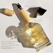 1/2PCS Perfume Bottling At The Bottom Part Of The Bamboo Shell Directly Fills Perfume Bottles, Refillable Mini Perfume Sample Bottle Perfume Container Travel Mist Spray, Used For Cosmetics Essential Oil, Spray Bottle 5ml 8ml Small Empty Bottle - Wood Color - View 7