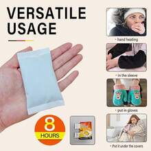10pcs/Pack Disposable Hand Warmers, Provide Up To 8 Hours Of Warmth, Suitable For Cold Weather, Skiing, Ice Skating, Hiking, Camping And Outdoor Activities,Spring Summer Picks,Brides Maid Gifts,Room,Bedroom Decor,Beach,Travel,For Men,For Women,Vacation,Women's Day,Travel Essentials,Wedding Favours,Y2k,Bedroom,Car Accessories Women,Kitchen Decor,Cute Stuff - Multicolor - View 6