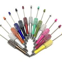 10pcs/Set Or 20pcs/Set Handmade Starry Sky Beaded Ballpoint Pens, Random Colors - Multicolor - View 5