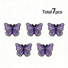 7/15 piezas Cuentas de silicona con diseño de mariposa - Kit de fabricación de joyas con bolígrafo y accesorios hechos a mano, cuentas decorativas de moda para hacer collares, pulseras, llaveros y cordones de identificación - Múltiples colores y estilos, regalo ideal para mujeres, hombres, entusiastas de manualidades, estudiantes y trabajadores de oficina - Cuentas de silicona con forma de mariposa - Ver 14