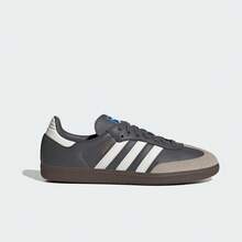 Adidas Originals 男女通用 SAMBA OG 休闲运动鞋，低帮 JR0913 - 灰色 - 查看 1