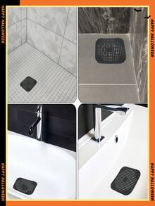 3 piezas Atrapador de cabello para ducha, Atrapador de cabello para drenaje de ducha, Atrapador de cabello para drenaje, Atrapador de cabello para drenaje de ducha, Cubierta de drenaje de ducha con atrapador de cabello, Cubierta de drenaje, Atrapador de cabello para drenaje de baño, Cubierta de drenaje para bañera, Atrapador de cabello para drenaje de bañera, Atrapador de cabello plano para drenaje de ducha, Atrapador de cabello de silicona para drenaje de ducha, Cubierta de drenaje de silicona, Atrapador de cabello para drenaje de bañera, Cubierta de drenaje de baño.