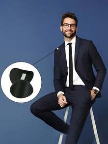 Removable Invisible Shoulder Pads, Breathable Foam Shoulder Pads, Reusable Self-Adhesive Shoulder Pads For Women, Unisex Rectangular Shoulder Shaper Tool, Slanted Shoulder High/Low Shoulder Jacket, T-Shirt, Seamless Shoulder Pad Jacket Non-Slip Foam Pad - Multicolor - View 3