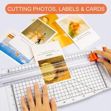 4片装A4裁纸刀替换刀片 - 自动安全保护设计，耐用不锈钢材质，兼容多种裁纸刀，是办公室和家庭使用的理想之选。 - 均碼 - 查看 7