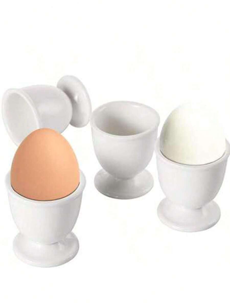 4/8/12pcs Egg Cup Set, Soft Boiled Egg Holder For Breakfast And Lunch, Halloween, Christmas And Easter Gifts, Egg Cups, Egg Trays, Egg Racks, Practical Egg Holders, Tableware - Multicolor - View 1