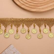 1Yard Gold Pendant Lace Ribbon Trims For Stage Performance 8cm Party Cosplay Wedding Clothes DIY Sewing Garments Accessories - Multicolor - View 4
