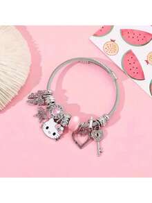 Hello Kitty 猫咪手链，创意手链，送给女性的甜蜜礼物，最佳生日礼物，情人节礼物，派对礼物，女士礼物，Hello Kitty 美容健康系列，Hello Kitty
