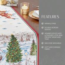 Kitchen Tablecloth - Table Runner (1) + 177.8 X 33 cm (Rectangular) - View 4