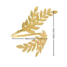 1/3 Piezas Anillo de servilleta, Utensilio para fijar servilleta, Nuevo sujetador de servilleta, Anillo de servilleta con forma de hoja, Anillo de metal de alta calidad, Exhibición de hotel, Forma de anillo, Suministros del Día de San Valentín - Multicolor - Ver 4