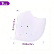 قطعتان من أكمام الكعب الجيلاتينية، دعامة الكاحل القابلة للتنفس، وسادات واقية للكعب مناسبة للجنسين - جوارب كعب مقاومة للماء - متعدد الألوان - مشاهدة 6