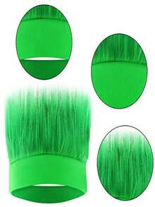 St. Patrick's Day Party Decorations, Irish Festival Plush Headband, Crazy Wig, Holiday Costume, Sports Party And Spirit Day Accessories (Green) - Green - View 6