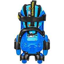 Fun Roll Beginner Roller Skates by Roller Derby, Adjustable Sizing, Skates for Kids, Boys, Girls(Tiburón de pizza Medium (11-2)) - Multicolor - Ver 7