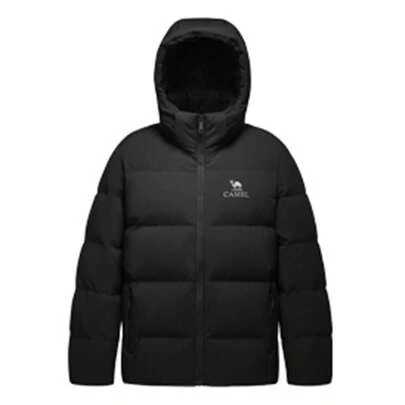 CAMEL CROWN Men's Outdoor Warm Three-Proof Down Jacket Hooded Autumn And Winter New Style Puff Mountaineering Jacket Thickened Coat