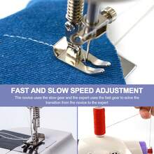 Mini Electric Sewing Machine: DIY Fun With Expansion Board & 99pc Kit! - UK Plug(220-240V) - View 3