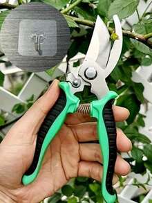 Professional Grade Stainless Steel Pruning Shears With Ergonomic Non-Slip Handles And Precision Ground Blades - 30% Easier Gardening Operations, Suitable For Tree Branches, Flowers - Modern Design, Battery-Free, For Efficient Gardening (Color Randomly Shipped) - Multicolor - View 12
