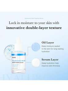 KOEC Hyaluronic Multi Peptide PDRN Serum For Glowing And Soothing | Lightweight Water Plumping Radiant Facial Serum For All Skin Type, Hydrating Moisturizer, Korean Skincare | 30ml 1.01fl.Oz - Nhiều màu - Xem 10