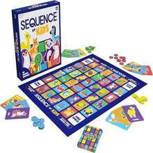 SEQUENCE For Kids -- The 'No Reading Required' Strategy Game By Jax And Goliath, Multi Color, 11 Inches (2-4 Players) (Packaging May Vary) - 白色 - 查看 2