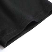 Camiseta Feminina Raposa & Vinho Blusa feminina em promoção Blusinha Feminina Arte Sketch Animal Relax Premium Casual Estilosa Blusinha feminina estilosa Blusinha Femenina  Descrição Nenhum    Praia - Preto - Visão 4